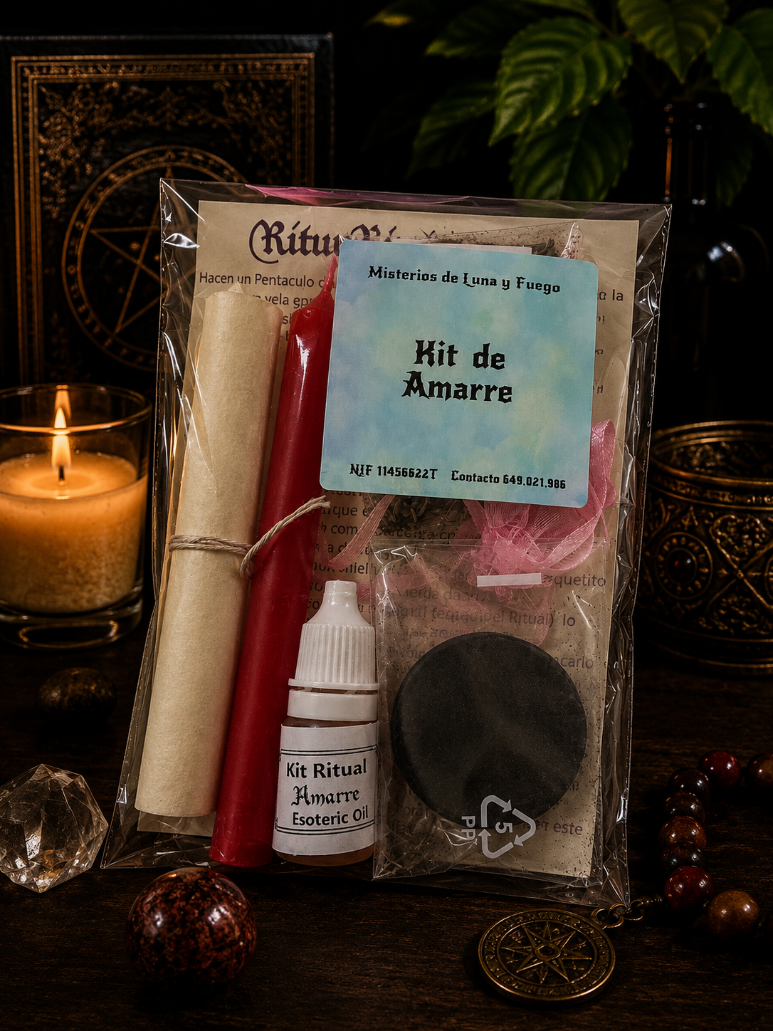 kit Ritual de Amarre( hazlo tu mismo)