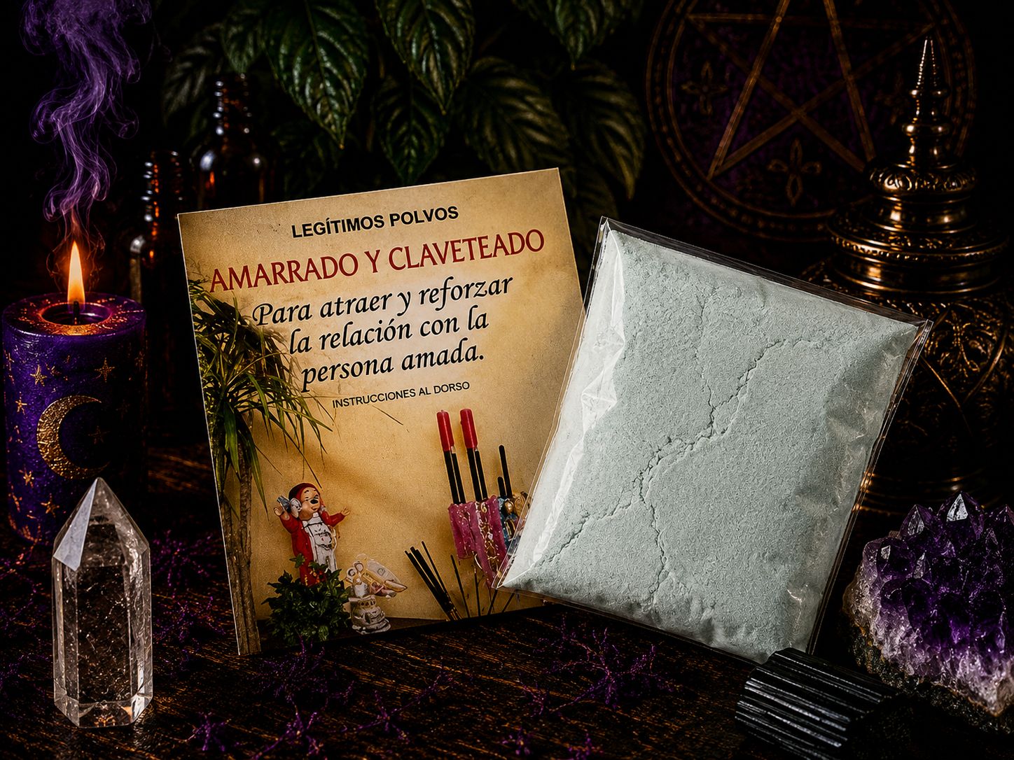 Legítimo Polvo Amarrado y Claveteado