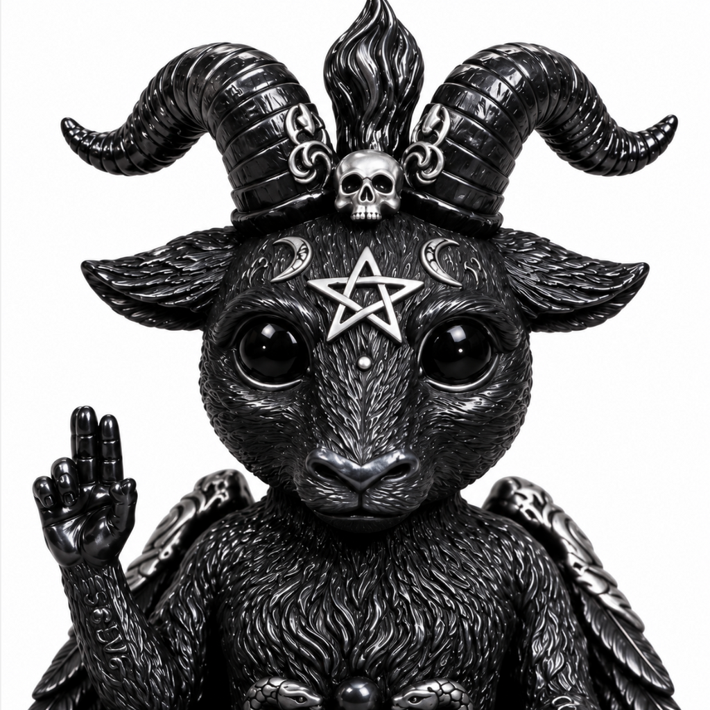 BELZEBÚ BABY – FIGURA GÓTICA DE BAPHOMET