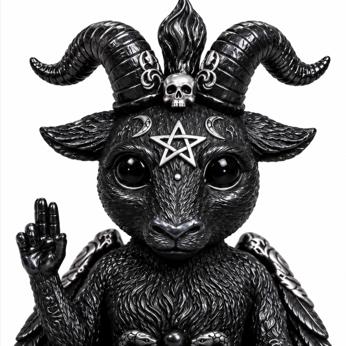 BELZEBÚ BABY – FIGURA GÓTICA DE BAPHOMET