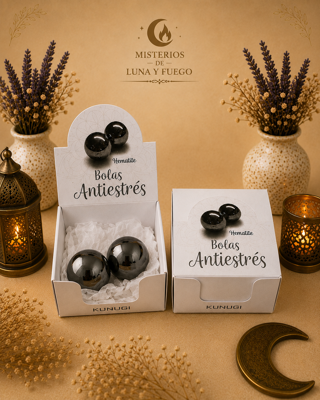 Bola antiestrés Hematite