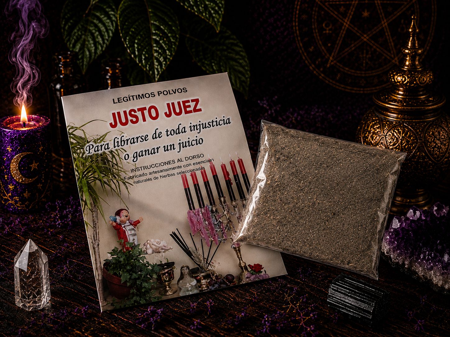 Legítimo Polvos Justo Juez